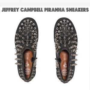 JEFFREY CAMPBELL Piranha Spik Studded Sneaker 6.5